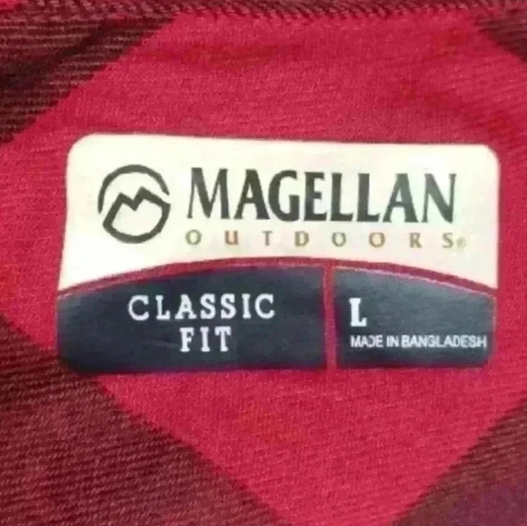 BUFFALO PLAID Flannel Shirt Size Large 100% Cotton - Picture 2 of 3